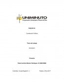 Constitucion politica Actividad