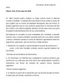 Glosas: Acto 25 de mayo de 1810 Glosas del 25 de mayo