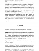 Tercero. El mismo día de la celebración de la promesa de compraventa el señor pedro Marroquín le dio al señor David medina el valor de 12.000.000 como arras.