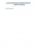 PLAN DE NEGOCIOS DE EXPORTACIÓN DE HARINA DE QUINUA