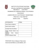LABORATORIO DE ELECTRICIDAD Y MAGNETISMO