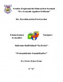 Informe pensamiento cuantitativo