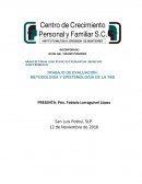 Metodología y Epistemología de la Terapia Breve Sistémica