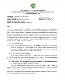 Trabajo grupal FACULTAD DE JURISPRUDENCIA, CIENCIAS POLÍTICAS Y SOCIALES