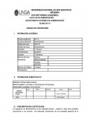 ASIGNATURA: MICROECOMÍA INFORMACIÓN ACADÉMICA