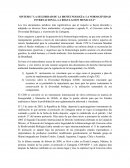 SINTESIS:” LA SEGURIDAD DE LA BIOTECNOLOGÍA: LA NORMATIVIDAD INTERNACIONAL, LA REGULACION MEXICANA”
