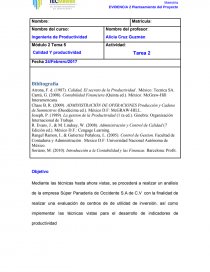 Módulo 2 Tema 5 Calidad Y productividad. Página 1