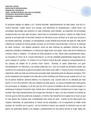 El presente trabajo se refiere a la I Guerra Mundial