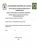 INFORME SOBRE EL CONFLICTO DEL CENTRO DE INVESTIGACION MACUYA