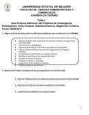 Taller 1 Guía Práctica Definición del Problema de Investigación