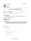 Práctica: FUNCIONES PARTE 1