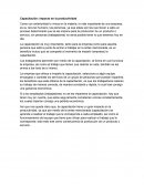 Capacitación: impacto en la productividad