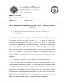 LA METODOLOGÍA DE LA BASE DE DATOS PARA LA ADMINISTRACIÒN DE DATOS
