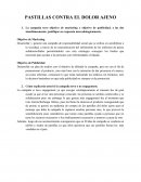 PASTILLAS CONTRA EL DOLOR AJENO