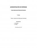 Control de recursos humanos