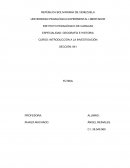 INTRODUCCIÓN A LA INVESTIGACIÓN GEOGRAFÍA E HISTORIA