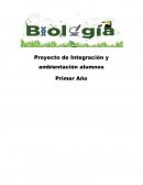 Proyecto de Integración y ambientación alumnos
