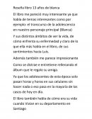 Reseña libro 13 años de blanca