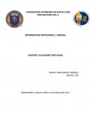 PREPARATORIA NO. 2 INFORMACIÓN PROFESIONAL Y LABORAL