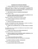 Cuestionario de lo Contencioso Admirativo