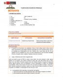 PLANIFICACIÓN DE SESIÓN DE APRENDIZAJE