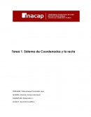 Tarea 1: Sistema de Coordenadas y la recta