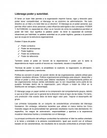 Liderazgo poder y autoridad. Página 1