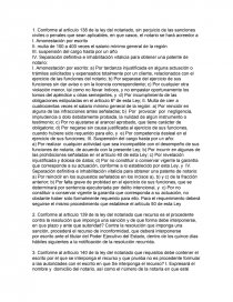 Sanciones aplicables al notario. Página 1