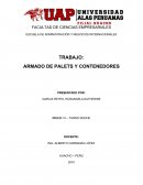 ARMADO DE PALETS Y CONTENEDORES