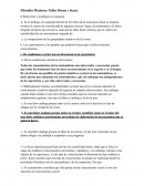 Filosofía Moderna Taller Hume y Kant