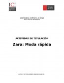 Caso zara informe