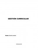 Trabajo final gestión curricular