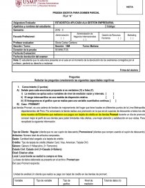 PRUEBA ESCRITA PARA EXAMEN PARCIAL. Página 1