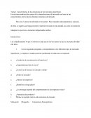 Tarea 2. Características de las estructuras de los mercados imperfectos