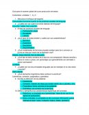 Guía para el examen global del curso producción de textos.