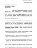 Simultaneidad de penas de prision