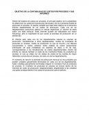 OBJETIVO DE LA CONTABILIDAD DE COSTOS POR PROCESOS Y SUS INFORMES