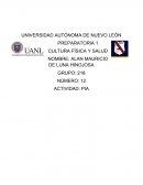 PREPARATORIA 1 CULTURA FÍSICA Y SALUD