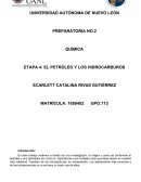 QUÍMICA ETAPA 4: EL PETRÓLEO Y LOS HIDROCARBUROS