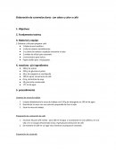 Elaboración de caramelos duros con sabor y color a café