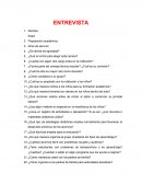 Ejemplo de entrevista maestro