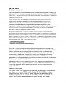 FACTOR SOCIAL Crecimiento poblacional
