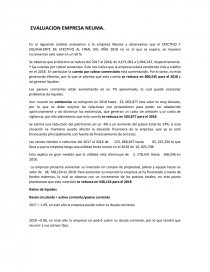 EVALUACION EMPRESA NEUMA. Página 1