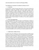 Comentario de texto Duque de Rivas. El castellano leal. Romances III y IV.