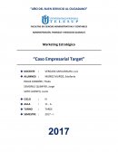 Marketing Estratégico “Caso Empresarial Target”