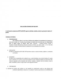 EVALUACIÓN SOTWARE SOFTAND ERP. Página 2
