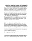 Cassirer ubica lo humano en el círculo funcional de Uexkül, pero con una característica distintiva de la vida del hombre