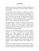 La gestion educativa ensayo