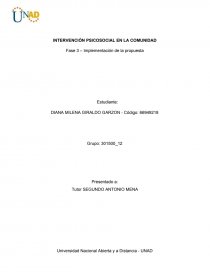 INTERVENCION COMUNITARIA.. Página 1