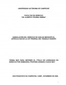 ANIQUILACIÓN DEL DERECHO DE HUELGA MEDIANTE EL ARTÍCULO 923 DE LA LEY FEDERAL DEL TRABAJO VIGENTE